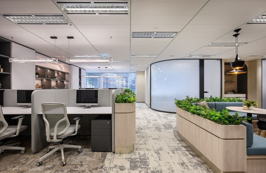 Gaorong Ventures | Office interior design showcase of ICBC